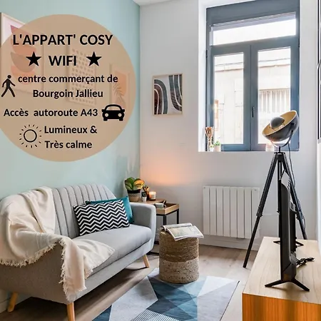 L'Appart' Cosy Bourgoin-Jallieu Exterior photo